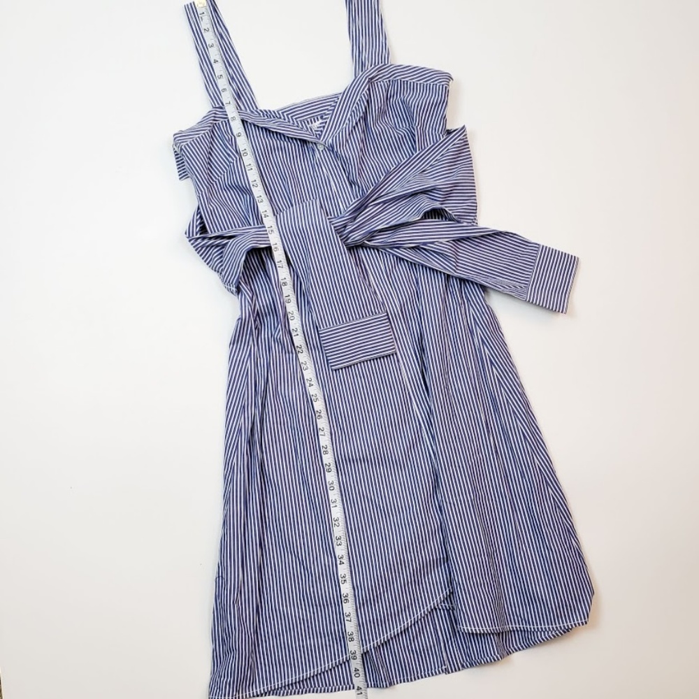 NWT Derek Lam 10 Crosby Tie Front Dress $395 SZ 6 - Picture 7 of 7